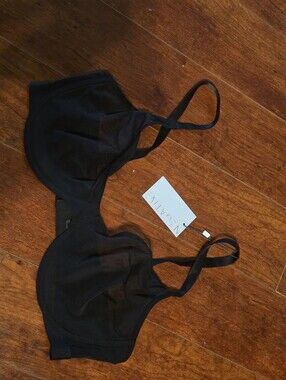 Negative Underwear Black Sheer Underwire Bra